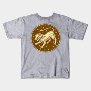 Leo Zodiac Sign Kids T-Shirt